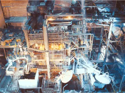 The Romelt Furnace Under Operation
