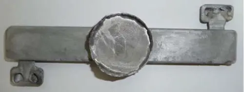 AA7075 alloy part produced by thixocasting