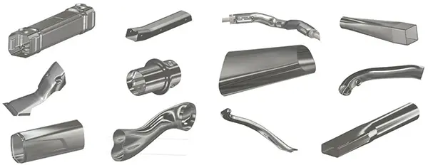 Hydroformed tube parts